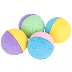 Котешка играчка Trixie Set of soft balls soft rubber  комплект от 4 дунапренени топчета